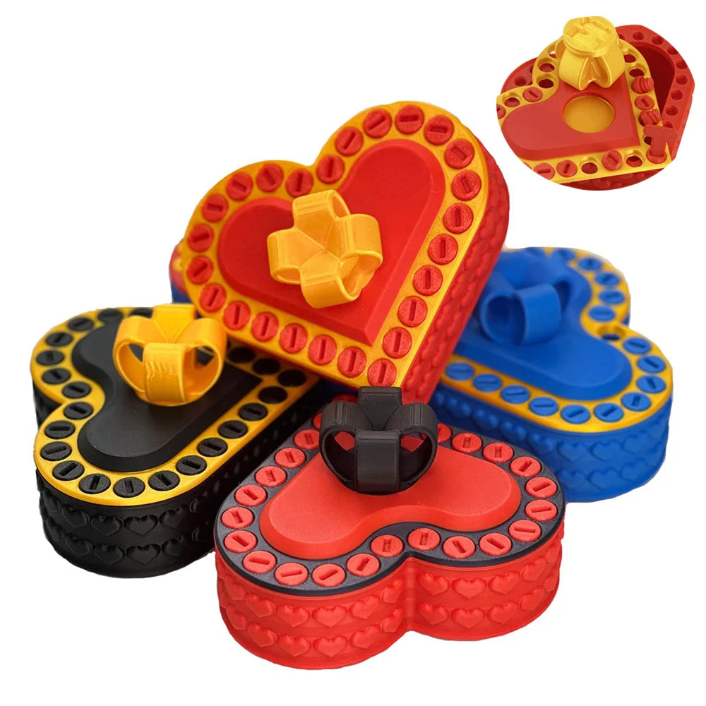 3d Printed Gift Box Creative Annoying Gift Box With Screws Funny Prank Screw Box Colorful Exquisite Sundries Storage Container