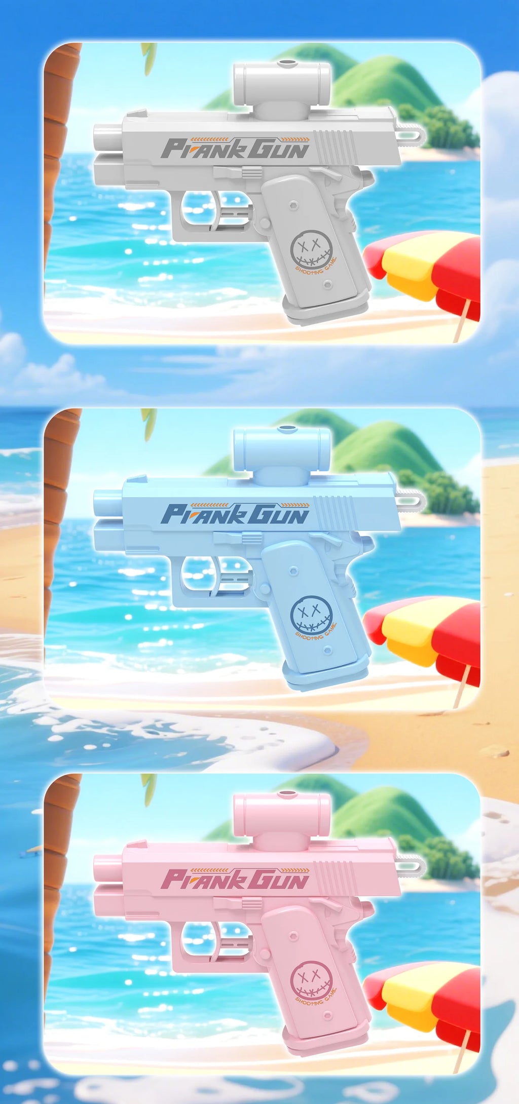 Funny Double-Sided Reverse Water Gun - Summer Prank Toy Mini Tactical Water Sprayer Pool Beach Water Fight