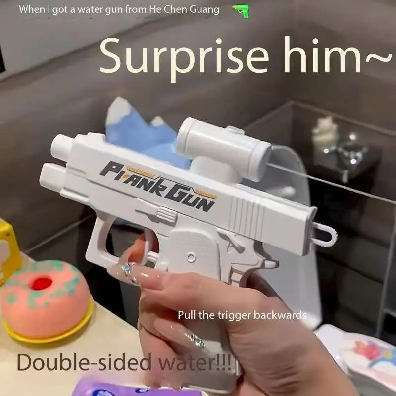 Funny Double-Sided Reverse Water Gun - Summer Prank Toy Mini Tactical Water Sprayer Pool Beach Water Fight