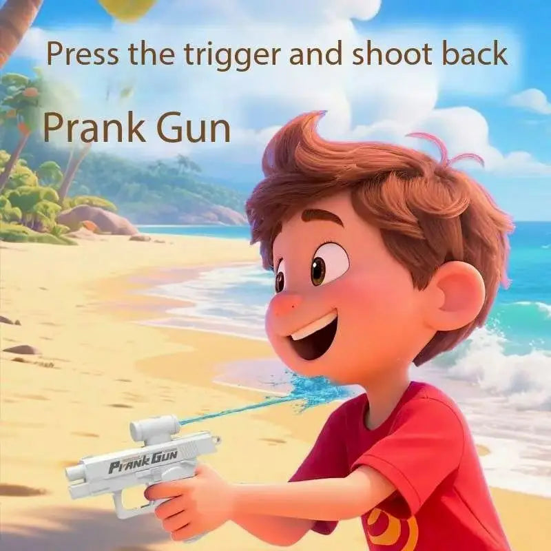 Funny Double-Sided Reverse Water Gun - Summer Prank Toy Mini Tactical Water Sprayer Pool Beach Water Fight