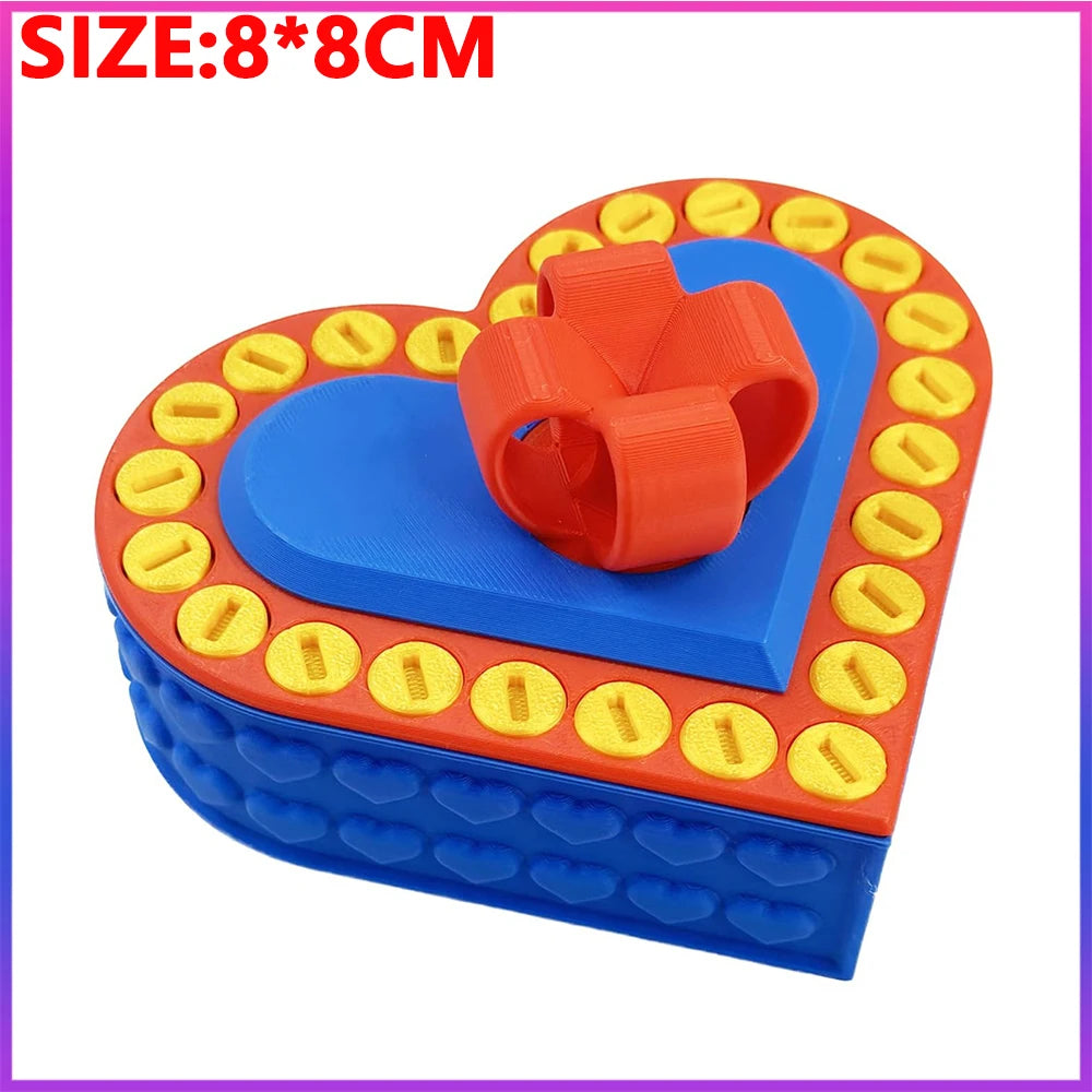 3d Printed Gift Box Creative Annoying Gift Box With Screws Funny Prank Screw Box Colorful Exquisite Sundries Storage Container