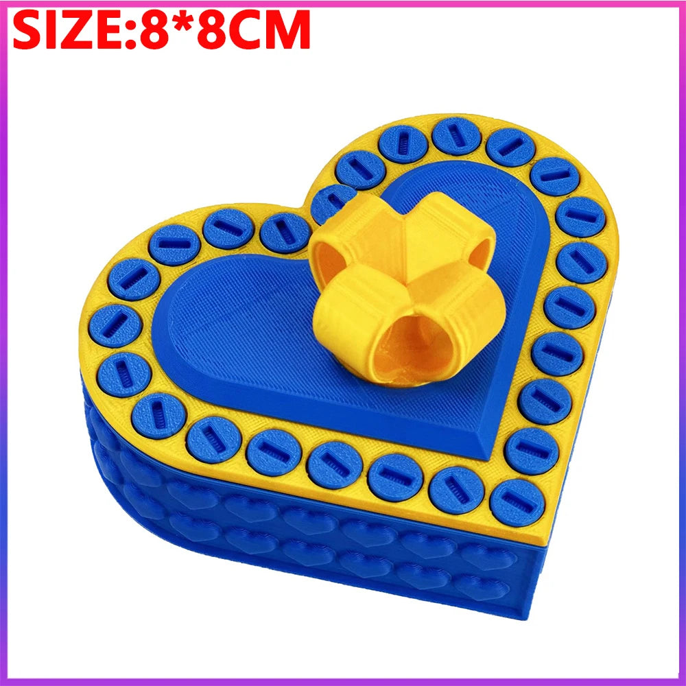 3d Printed Gift Box Creative Annoying Gift Box With Screws Funny Prank Screw Box Colorful Exquisite Sundries Storage Container