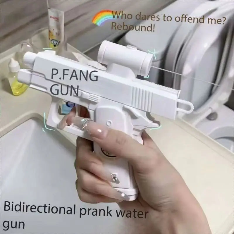 Funny Double-Sided Reverse Water Gun - Summer Prank Toy Mini Tactical Water Sprayer Pool Beach Water Fight
