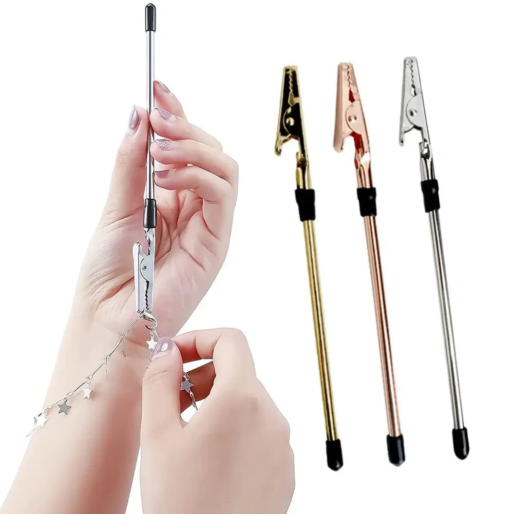 Bracelet Tool Jewelry Helper Plier Clip Equipment For DIY Necklace Watch Clasps And Closures Making Supplies