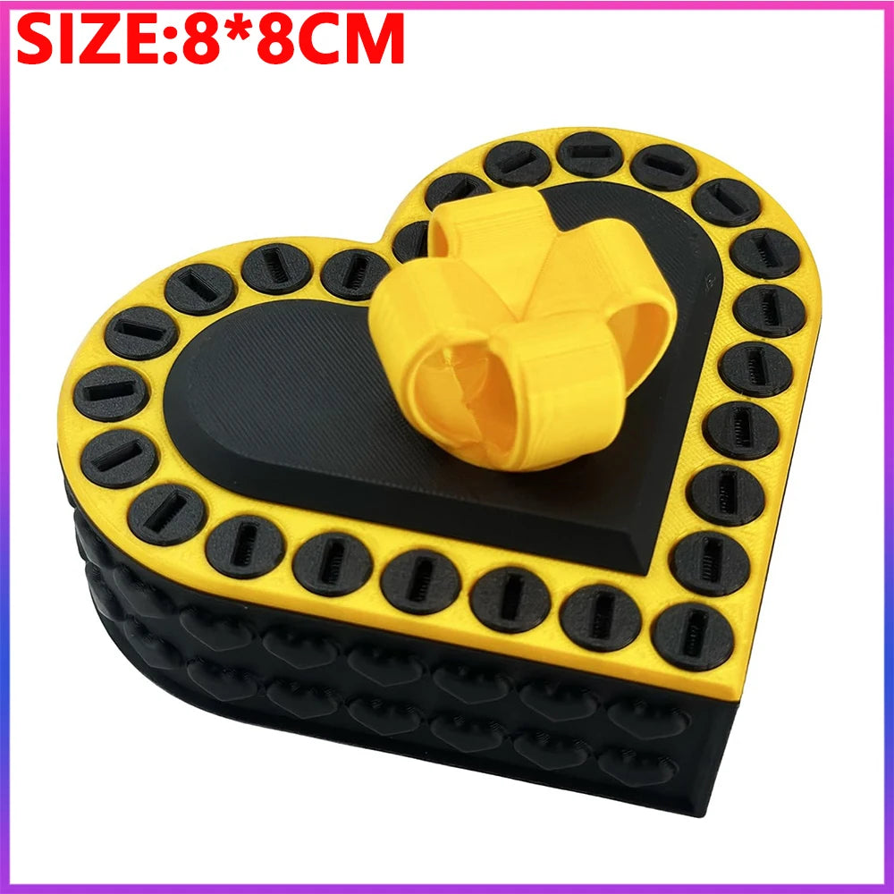 3d Printed Gift Box Creative Annoying Gift Box With Screws Funny Prank Screw Box Colorful Exquisite Sundries Storage Container